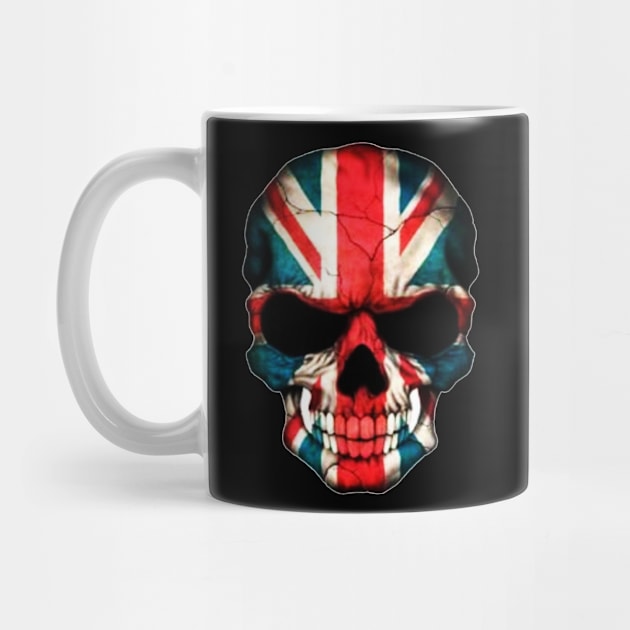 British Flag Skull by akkadesigns